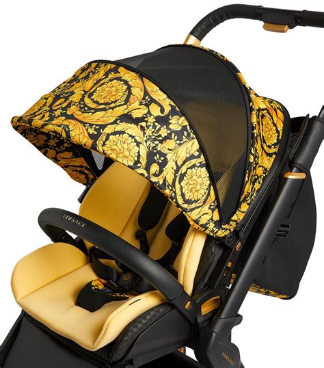 versace baby stroller set|Versace diaper bag.